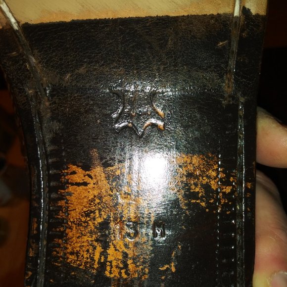 Vintage Mezlan: Men's Woven Leather Cap-Toe Oxfords, resoled. Size: 13M - Picture 8 of 11